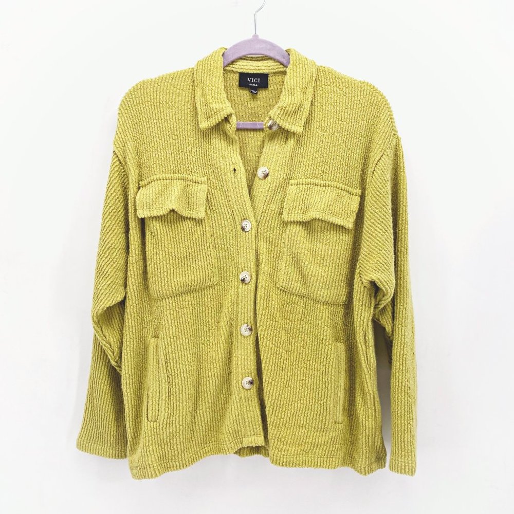 Vici Button Down Oversized Shirt Jacket - Picture 3 of 9